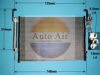 AUTO AIR GLOUCESTER 16-1155 Condenser, air conditioning